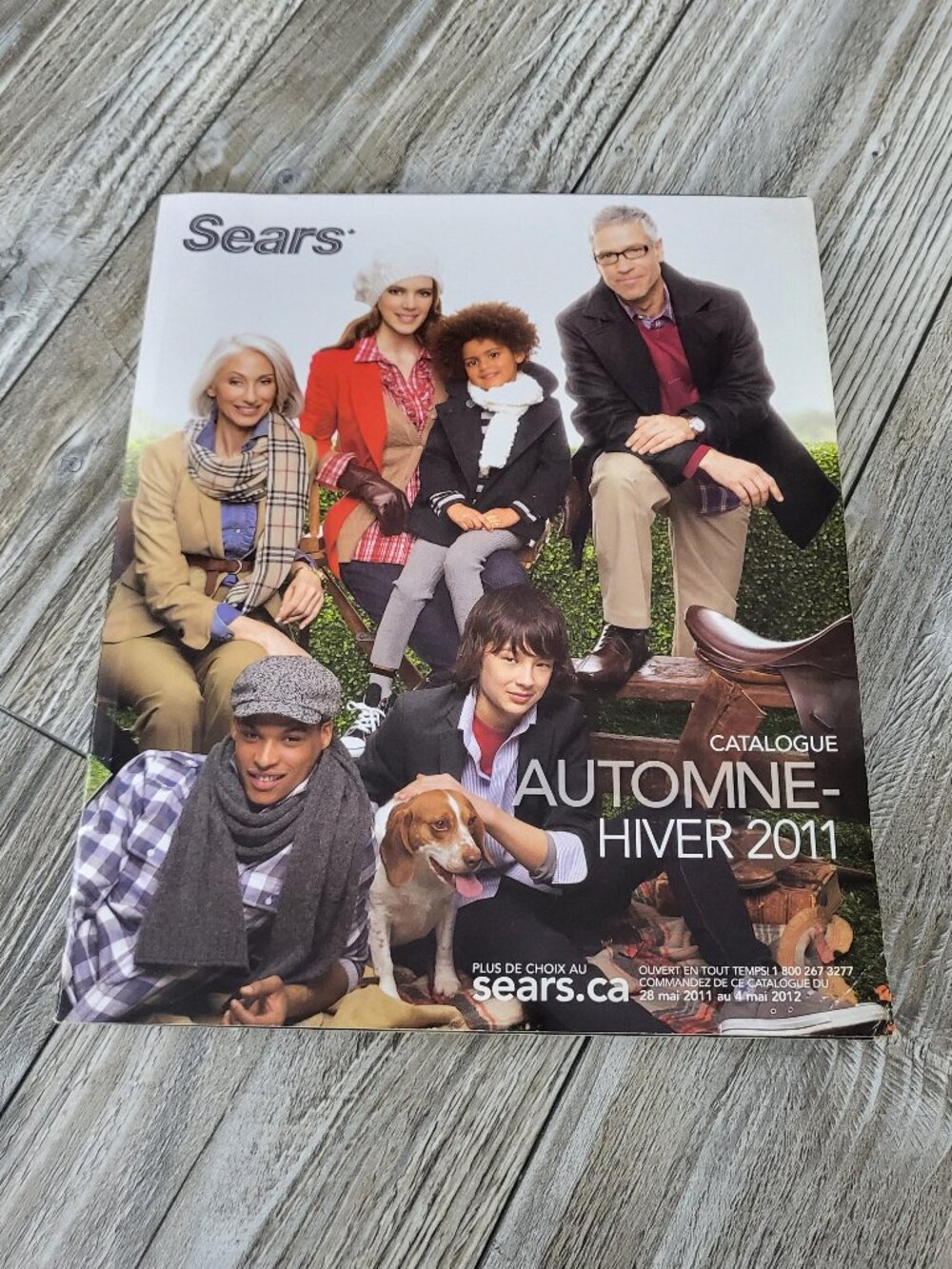 Vtg 2011 Sears Canada Catalogue Autumn Winter Fall French Edition Retro Book
